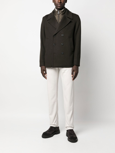 Jacob Cohen Mid-rise Straight-leg Chinos In Weiss