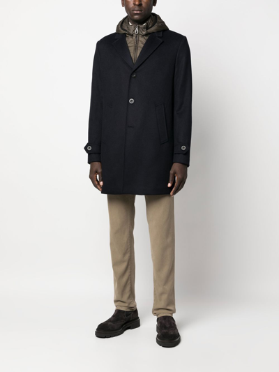 Jacob Cohen Straight-leg Mid Rise Trousers In Braun