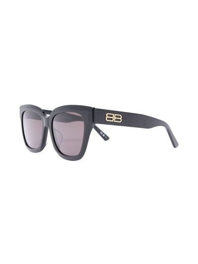 Balenciaga Square-frame Sunglasses In Schwarz