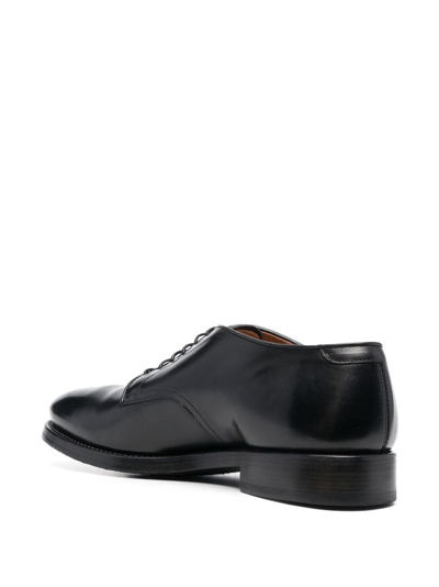 Shop Alberto Fasciani Lace-up Leather Oxford Shoes In Schwarz