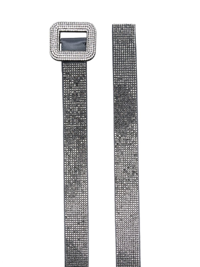 Shop Benedetta Bruzziches Venus Crystal-embellished Belt In Silver