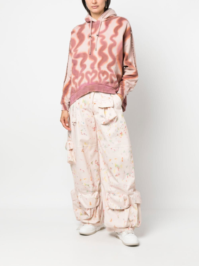 Shop Collina Strada Oversized Cargo Trousers In Rosa
