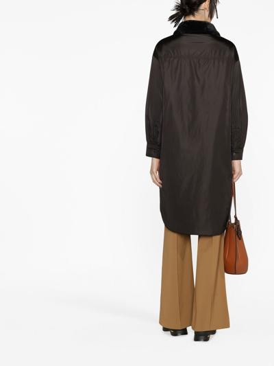 Moncler Long-length Insulated Jacket In Black