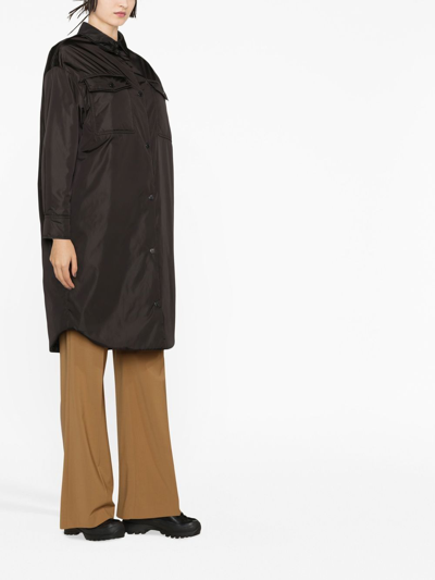 Moncler Long-length Insulated Jacket In Black