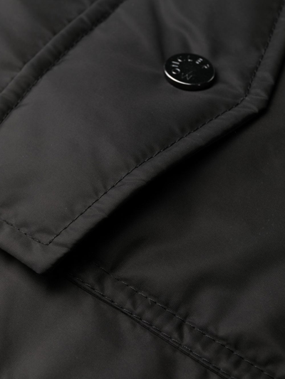 Moncler Long-length Insulated Jacket In Black