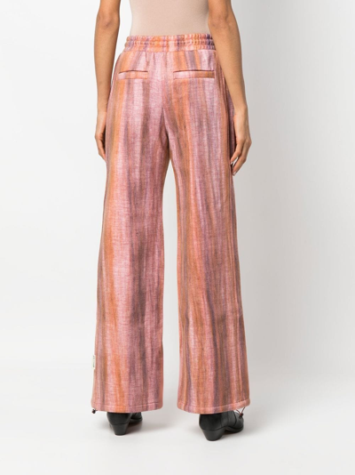 Andersson Bell Lilie Needle Punch Jogger Pants Clothing In Orange