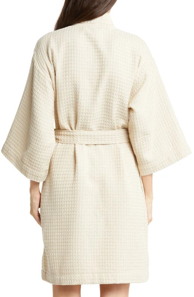 Nordstrom Everyday Waffle Robe In Beige Oatmeal