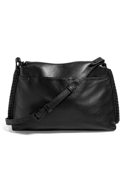 Shop Aimee Kestenberg Free Bird Leather Shoulder Bag In Black
