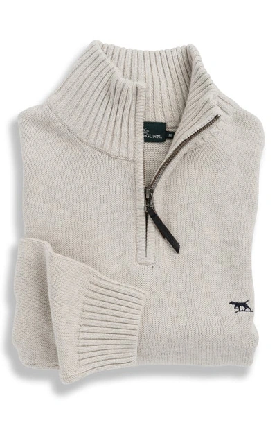 Shop Rodd & Gunn Merrick Bay Quarter Zip Sweater In Natural