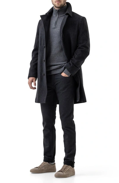 Rodd & Gunn Rodd And Gunn Merrick Bay Quarter-zip Sweater In Granite
