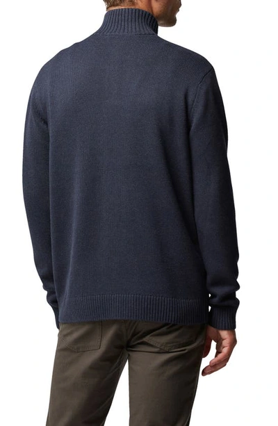 Shop Rodd & Gunn Merrick Bay Quarter Zip Sweater In Ink