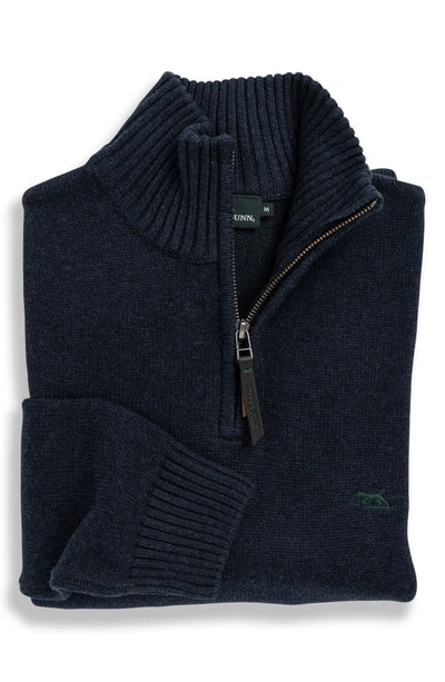 Shop Rodd & Gunn Merrick Bay Quarter Zip Sweater In Ink