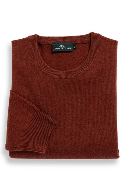 Shop Rodd & Gunn Queenstown Wool & Cashmere Sweater In Rust