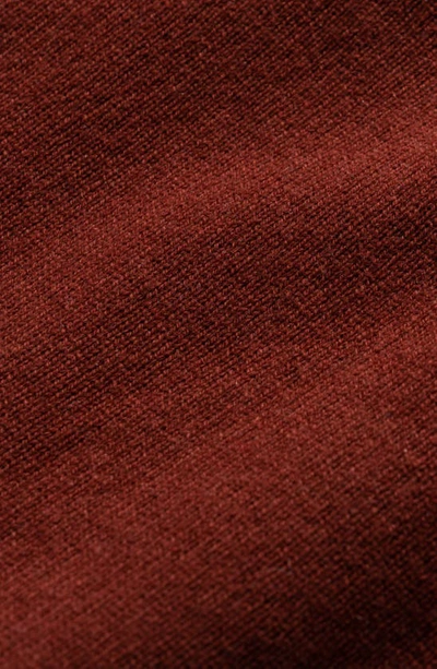 Rodd & Gunn - Cox Road Chunky Crew Neck Knit In Garnet Red Ep1011 In Rust