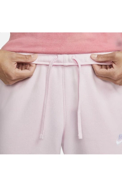 Shop Nike Sportswear Club Pocket Fleece Joggers In Pink Foam/ White