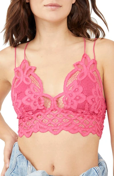 Free People Intimately Fp Adella Longline Bralette In Electropop