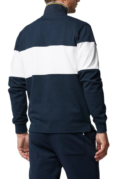Rodd & Gunn Foresters Peak Quarter Zip Pullover In Midnight
