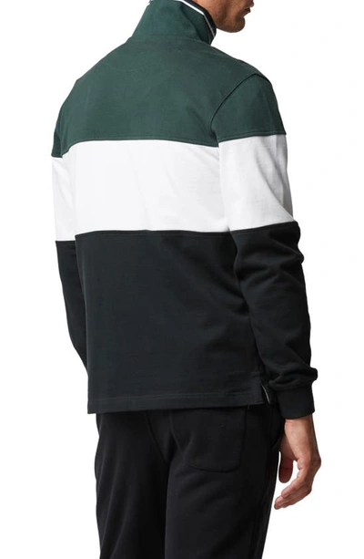 Rodd & Gunn Foresters Peak Quarter Zip Pullover In Forest