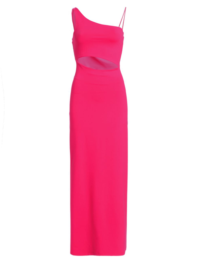 Shop Susana Monaco Women's One-shoulder Maxi Dress In Pink Glow