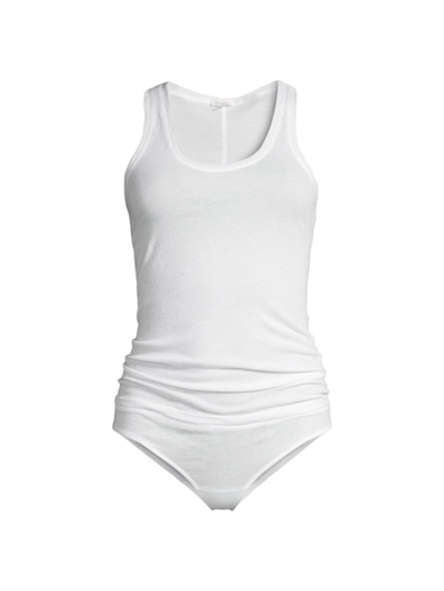 Shop Skin Women's Next To Naked 2-piece Pima Cotton Set In White