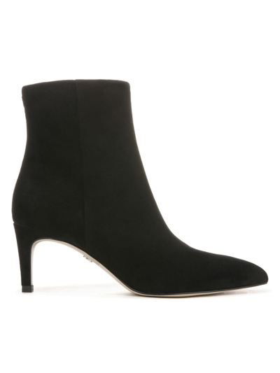 Shop Sam Edelman Women's Ulissa Suede Ankle Boots In Black