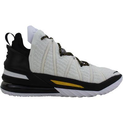 Shop Nike Lebron Xviii White/amarillo-black  Cq9283-100 Men's In Multi
