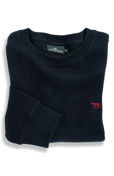Rodd & Gunn Logo Detail Sweatshirt In Eclipse