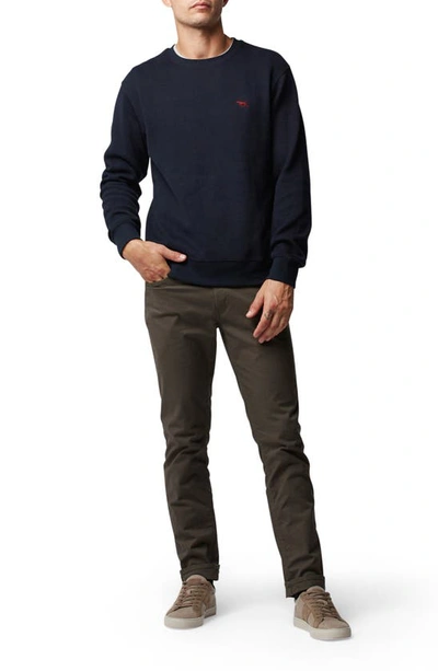 Rodd & Gunn Logo Detail Sweatshirt In Eclipse