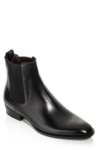 To Boot New York Weaver Leather Chelsea Boot In Butterfly Nero