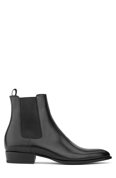 To Boot New York Weaver Leather Chelsea Boot In Butterfly Nero