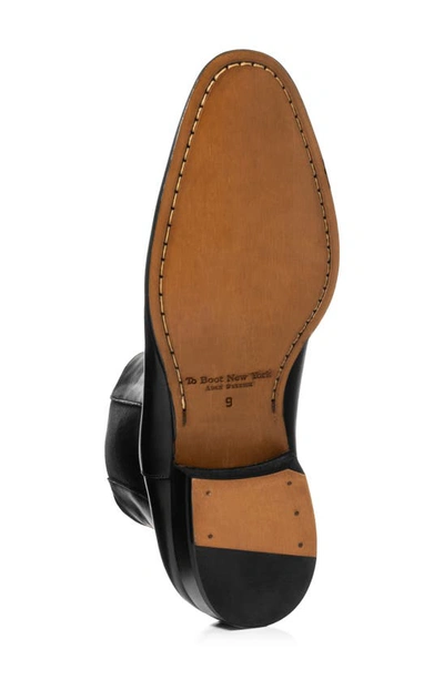 To Boot New York Weaver Leather Chelsea Boot In Butterfly Nero