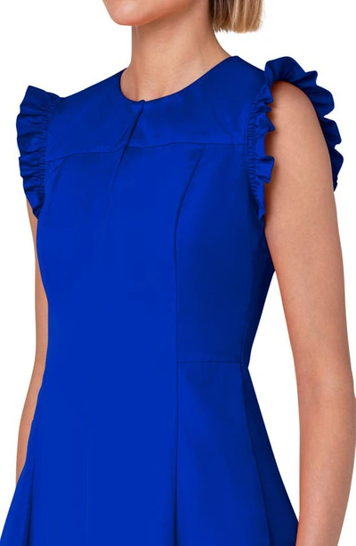 Shop Akris Punto Sleeveless Radzimir Fit & Flare Dress In Electric Blue