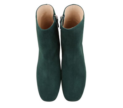 Shop Repetto Melo Ankle Boots In Deep Forest Green