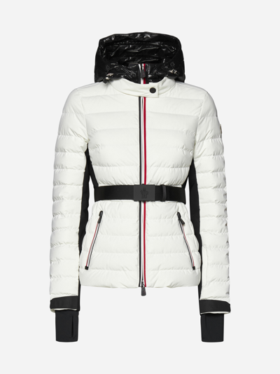 Shop Moncler Bruche Quilted Nylon Down Jacket In White