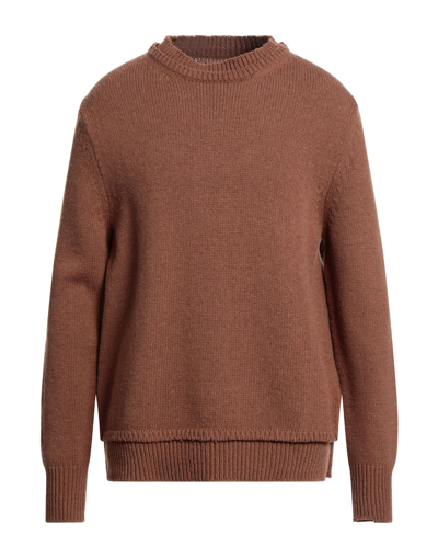 Shop Maison Margiela Sweaters In Brown