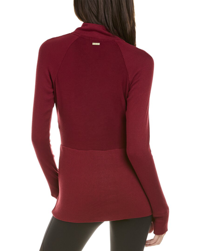 Shop Alala Rise 1/4-zip Pullover In Red
