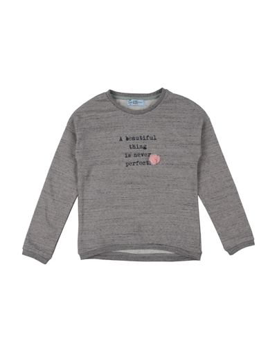 Shop Harmont & Blaine Woman Sweatshirt Grey Size 8 Cotton, Polyester, Metallic Fiber