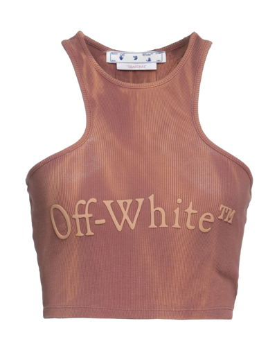 Shop Off-white &trade; Tops In Brown