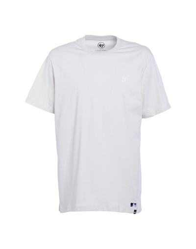 Shop 47 T-shirt M. C. Echo Base Runner New York Yankees Man T-shirt Beige Size L Cotton