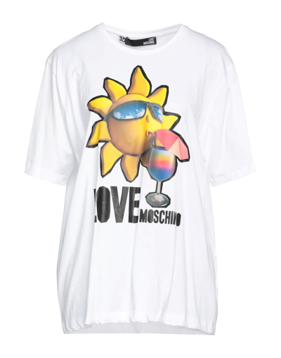 Love Moschino T-shirts In White