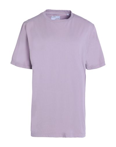 Shop Colorful Standard Classic Organic Tee Woman T-shirt Lilac Size L Organic Cotton In Purple