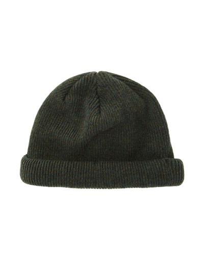 Shop 8 By Yoox Knit Docker Hat Man Hat Dark Green Size Onesize Recycled Wool