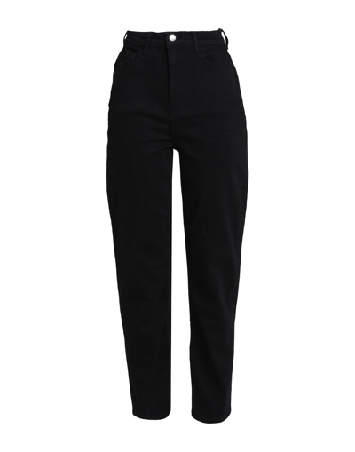 Shop Vero Moda Woman Jeans Black Size 31w-32l Cotton, Recycled Cotton, Elastane