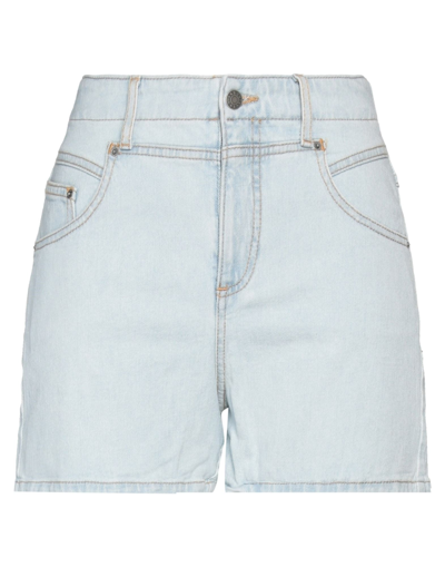 Shop Guess Woman Denim Shorts Blue Size 28 Cotton, Elastane