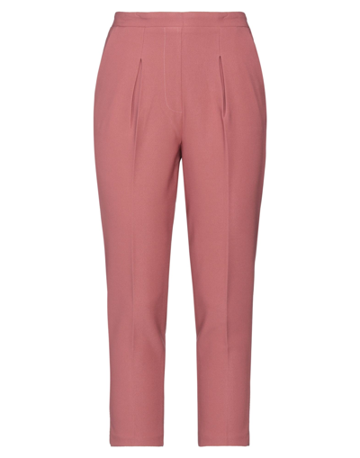 Toy G. Woman Pants Antique Rose Size 12 Polyester, Rubber In Pink