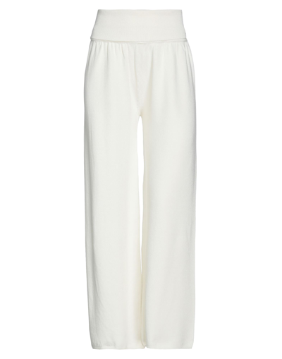 Shop Dx Collection Woman Pants Ivory Size M Viscose, Acrylic, Elastane