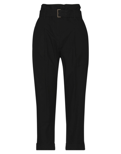Shop Gentryportofino Woman Pants Black Size 14 Cotton