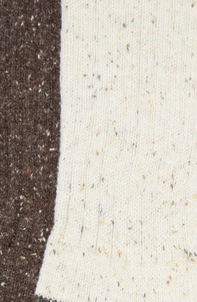 Hue Tweed Ribbed Boot Socks In Brown Pack