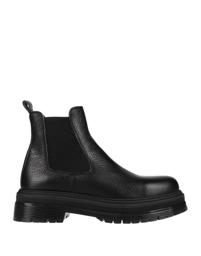 Shop Jonak Woman Ankle Boots Black Size 11 Soft Leather