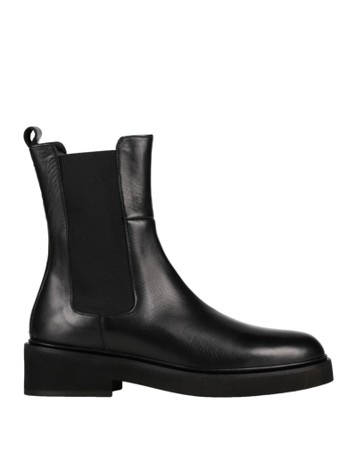 Shop Jonak Woman Ankle Boots Black Size 8 Soft Leather